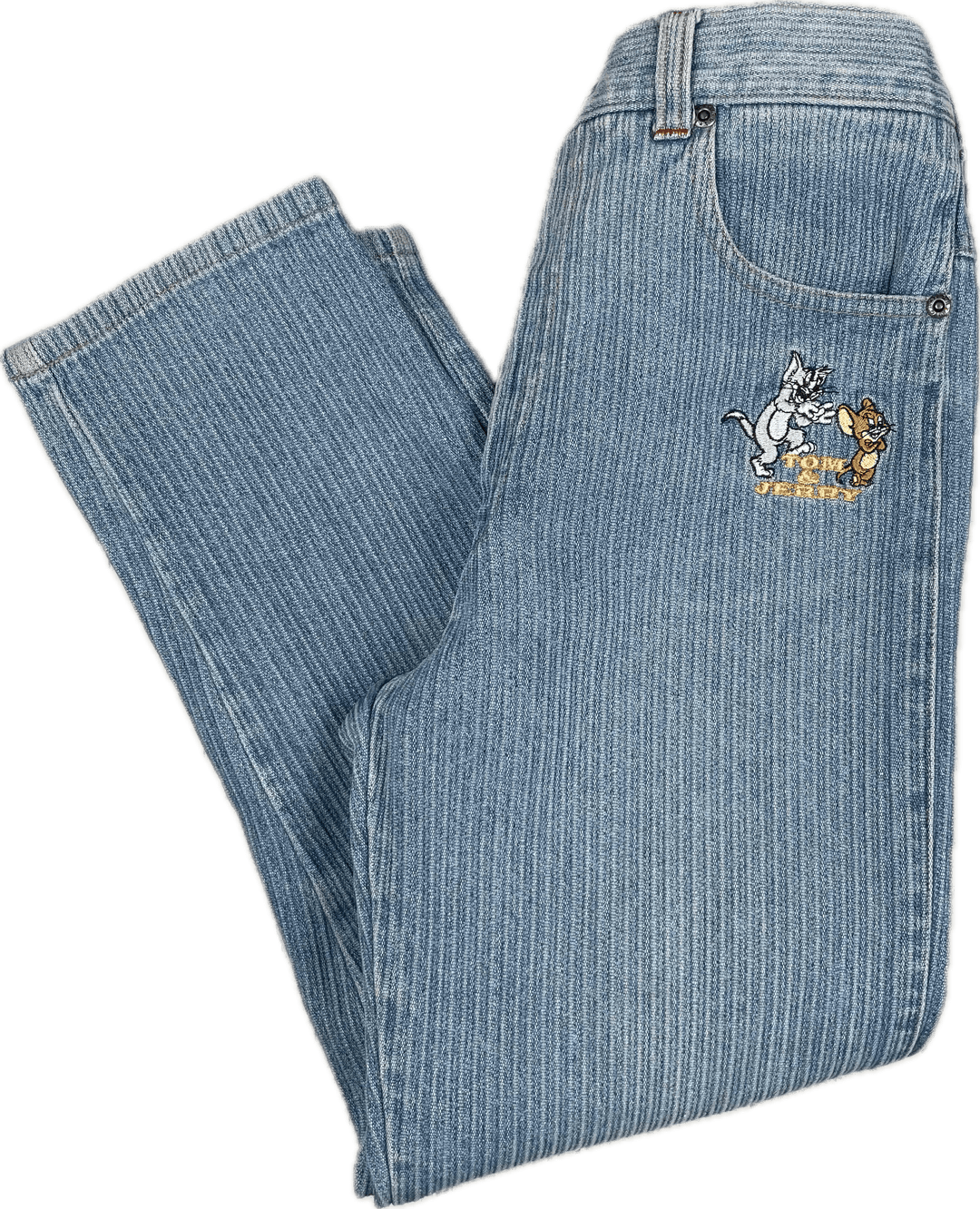 Vintage 90's Classic Kids 'Tom & Jerry' Denim Jeans - Suit Size- 9/10 - Jean Pool