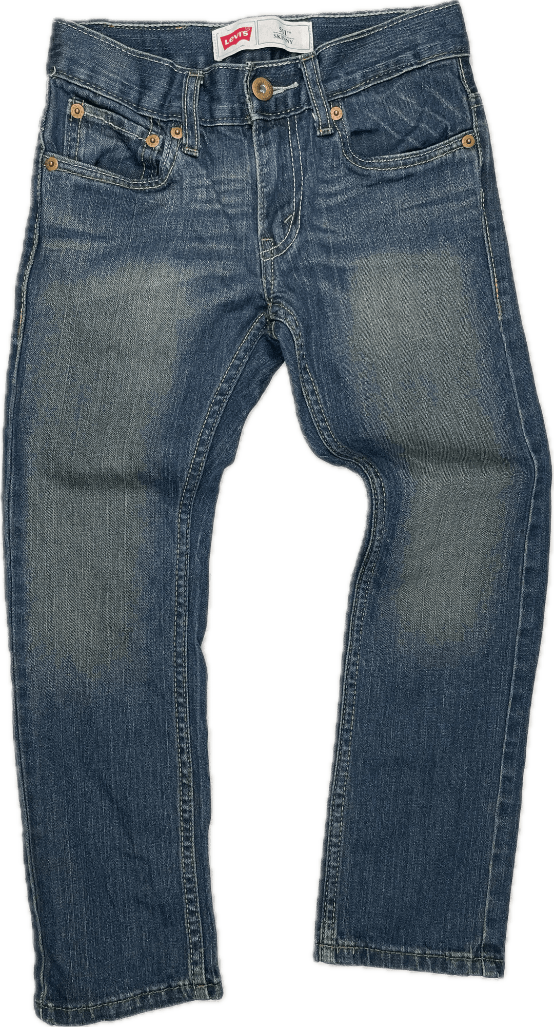 Levis Kids 511 Stretch Skinny Jeans - Size 8Y - Jean Pool