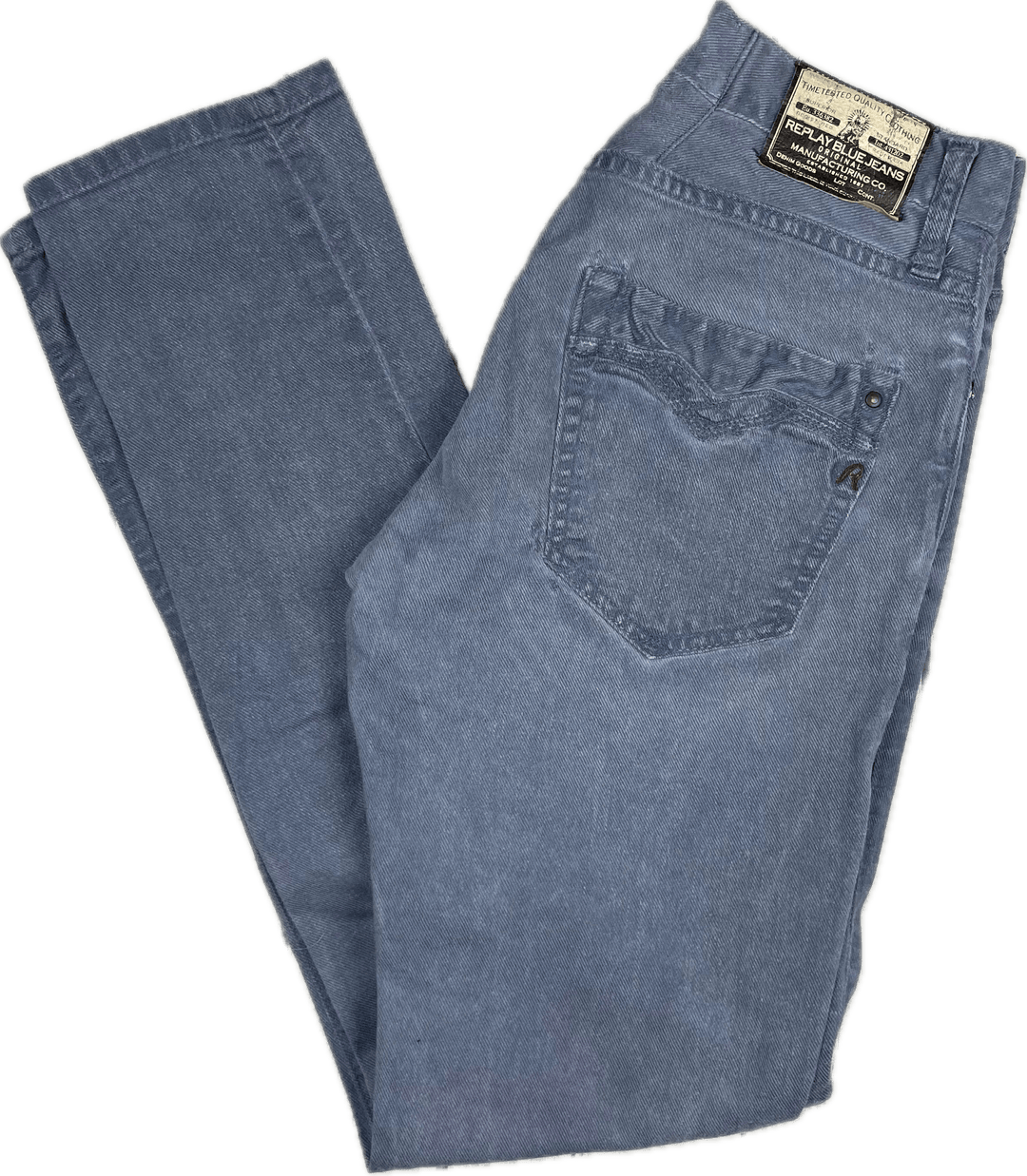 Replay Boys 'Super Slim' Grey Jeans- Size 12Y - Jean Pool