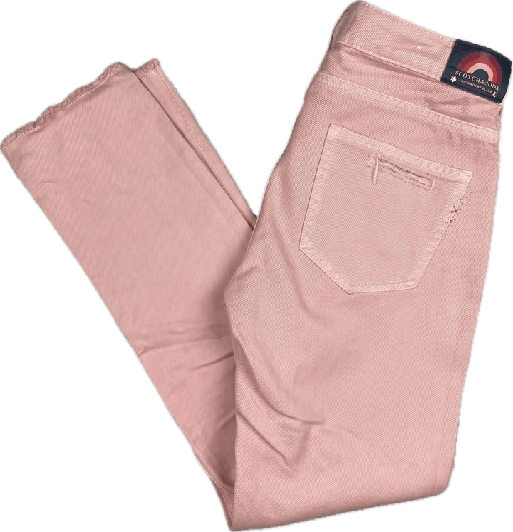 Scotch & Soda Girls 'Petit Me' Peach Denim Jeans- Size 14Y - Jean Pool