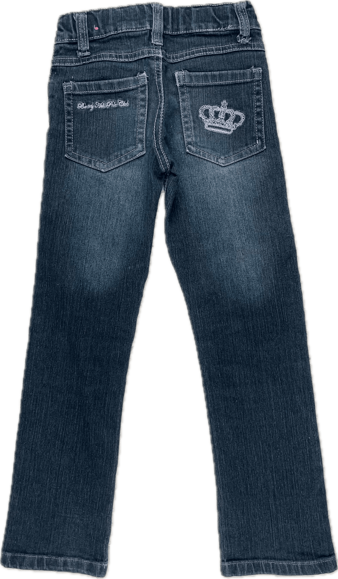 Beverly Hills Polo Club Girls Distressed Slim Fit Jeans Size 8 Jean Pool