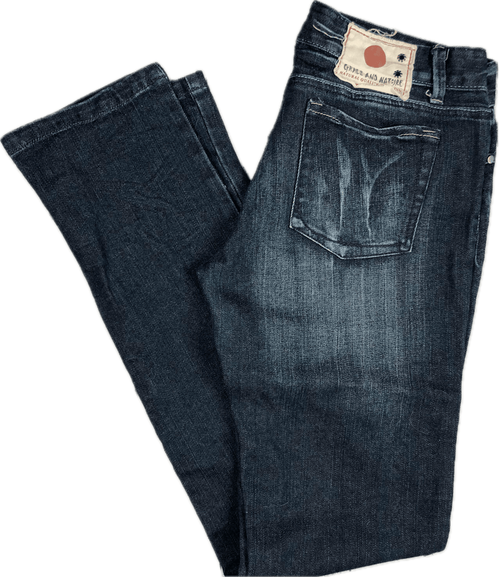 Grace & Nature Low Rise Tapered Leg Girls Jeans -Size 14 - Jean Pool