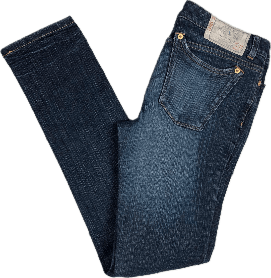 Ralph Lauren Stretch Denim Skinny Jeans - Size 16 Youth - Jean Pool