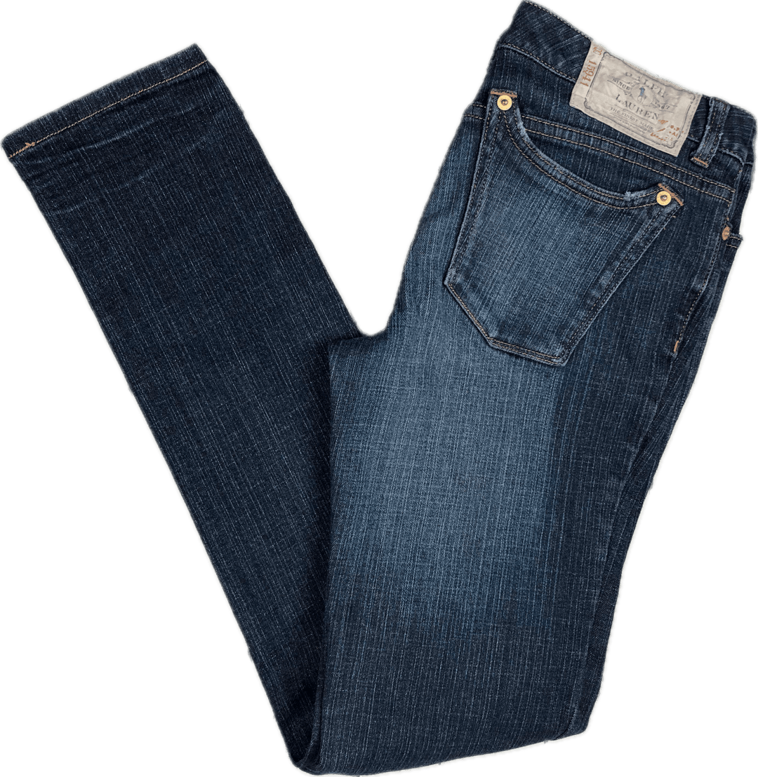 Ralph Lauren Stretch Denim Skinny Jeans - Size 16 Youth - Jean Pool