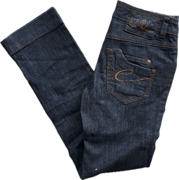 Esprit UK Girls Straight Leg Stretch Jeans - Size 11/12 - Jean Pool