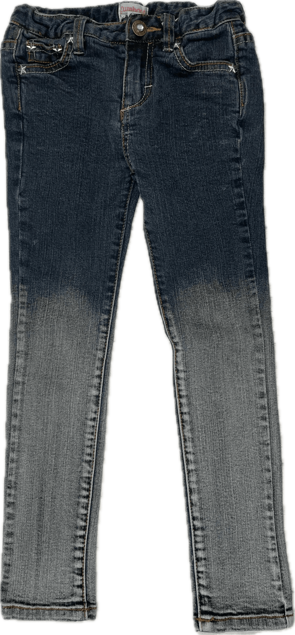 Gumboots Girls Dip Dye Skinny Jeans - Size 5/6Y - Jean Pool