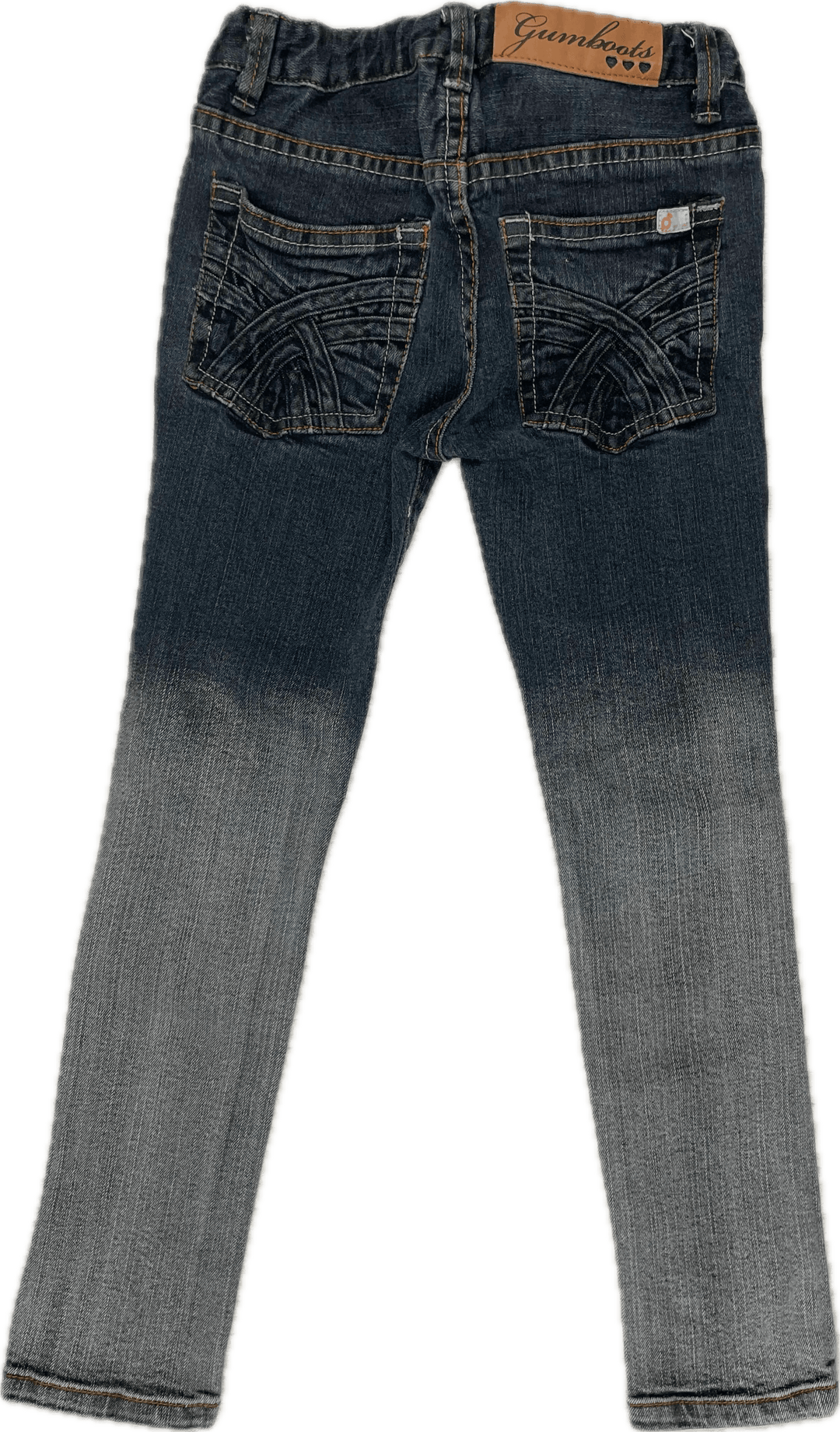 Gumboots Girls Dip Dye Skinny Jeans - Size 5/6Y - Jean Pool