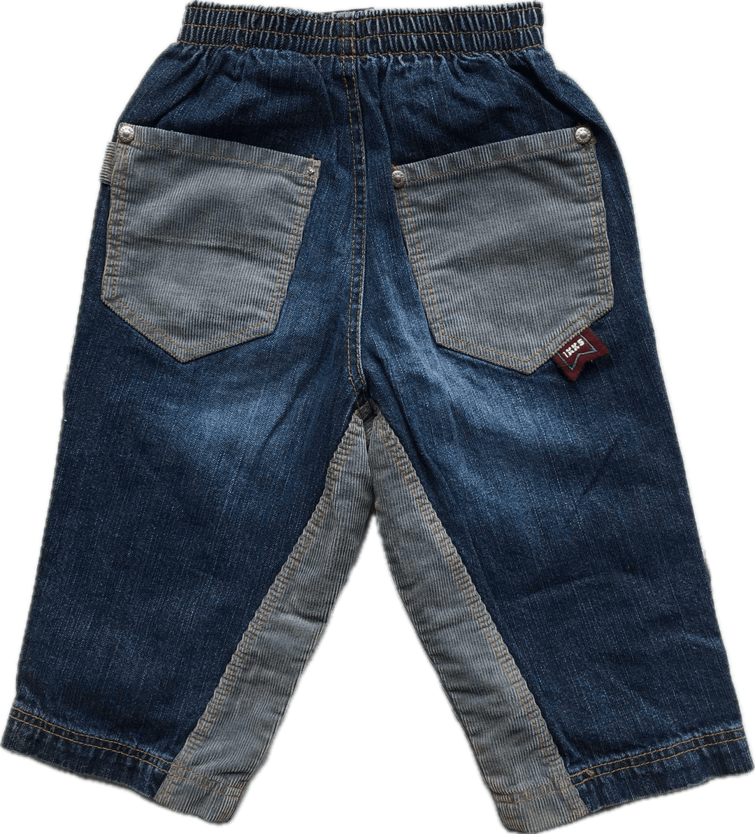 NWT - IKKS French Cord Panel Boys Pull on Jeans - Jean Pool