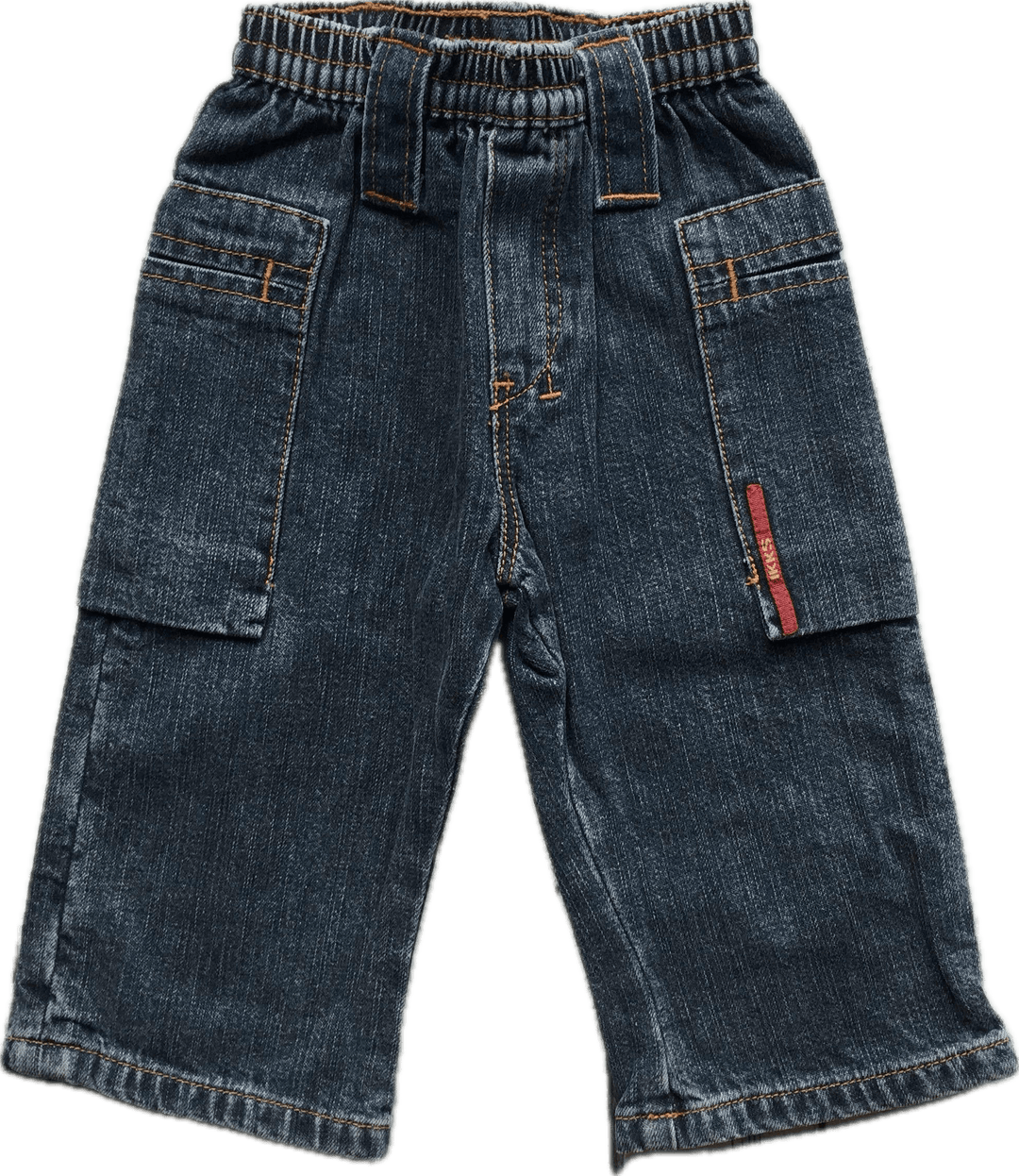NWT - IKKS Hip pocket Pull on Boys Jeans - Size 3M - Jean Pool