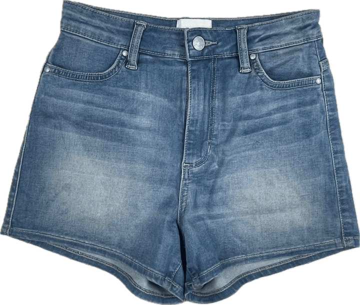 Lee Riders 'High Cheeky' High Rise Stretch Denim Shorts - Size 6 - Jean Pool