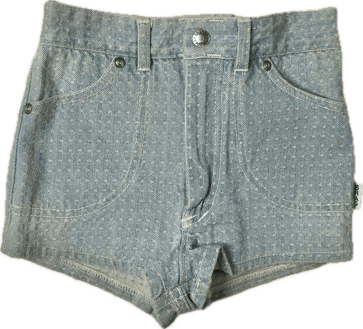 NWT- Braggers Australian Made Denim Kids 1980's Shorts- Size 6 - Jean Pool