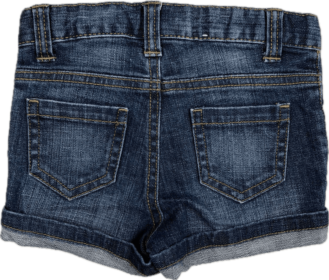 Joe Fresh Toddler Denim Shorts- Size 2 - Jean Pool