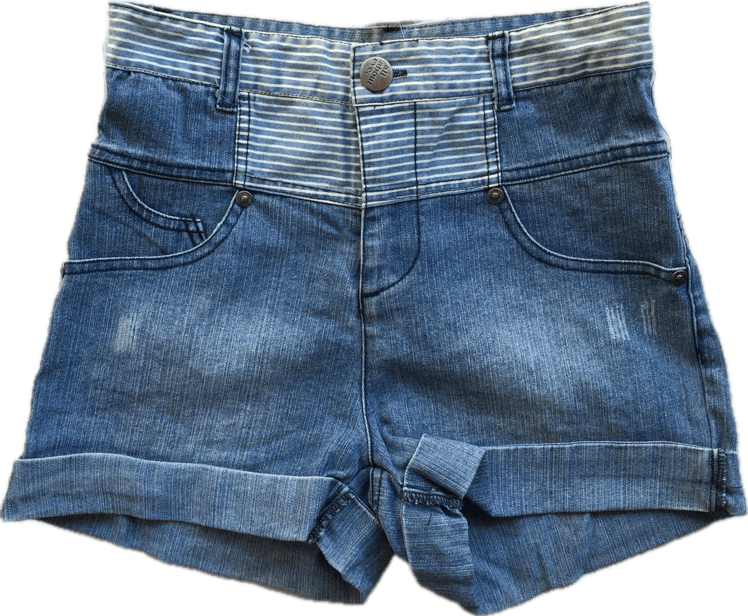 NWT - All About Eve High Top Shorts - Size 8 - Jean Pool