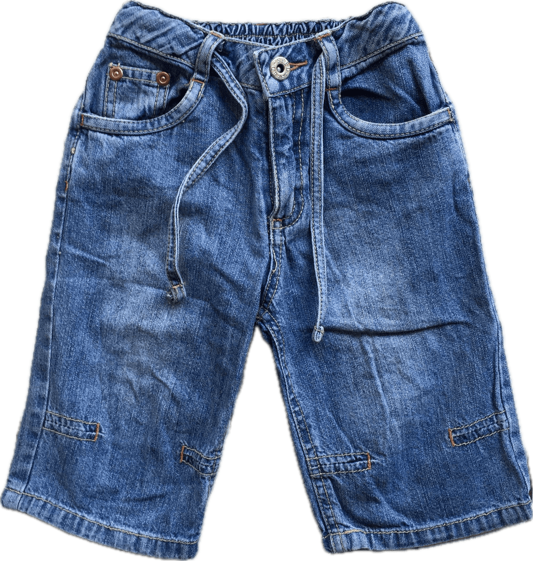 Seed Boys Long Denim Shorts - Size 1/2Y - Jean Pool