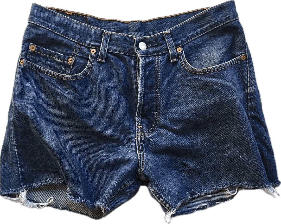 Vintage Levis 558 Ladies Cut off Denim Shorts - Size 31 - Jean Pool