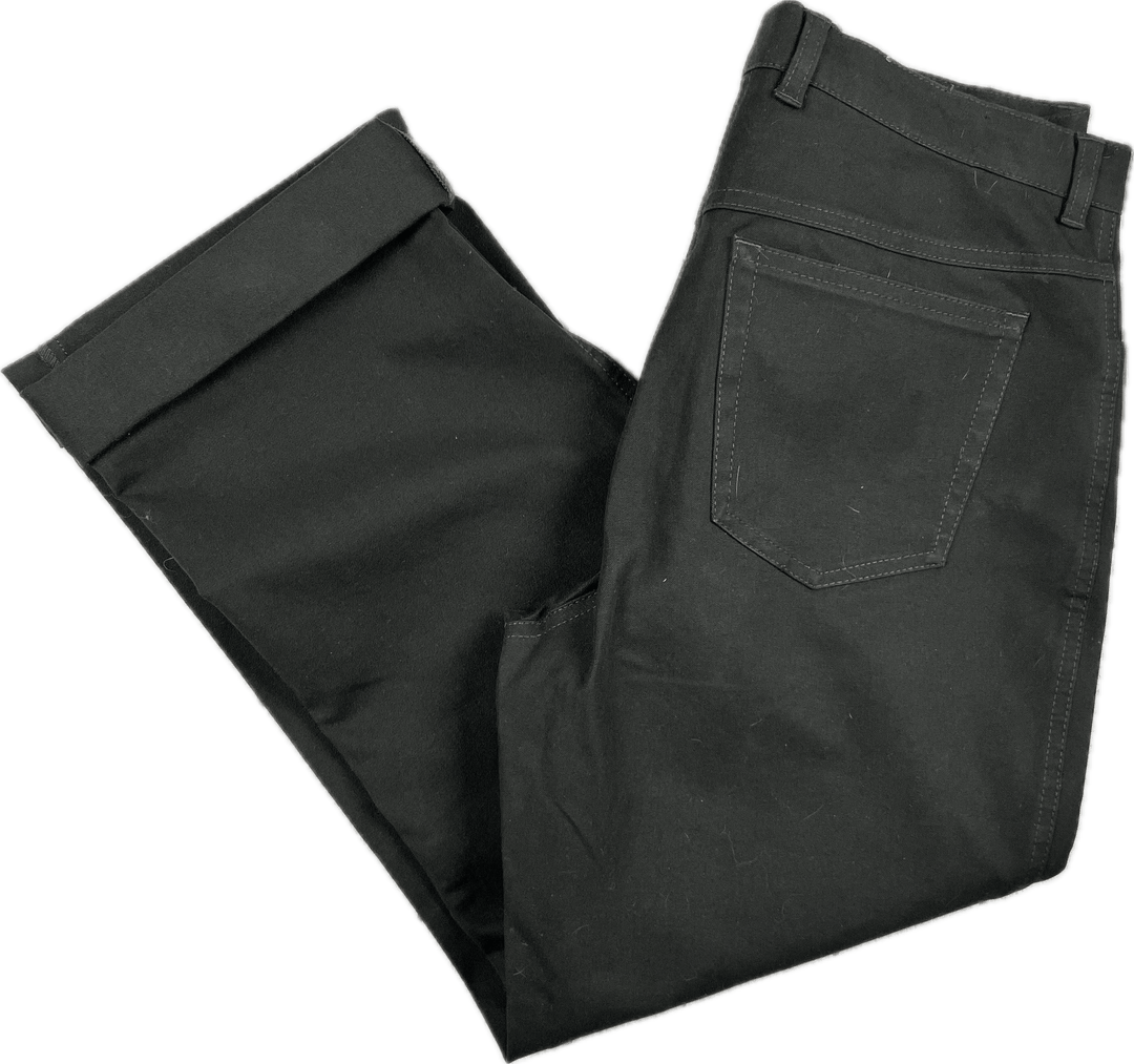 NEW-Escada Ladies Dark Chocolate Stretch Jeans - Size 42 Euro or 12/14AU - Jean Pool