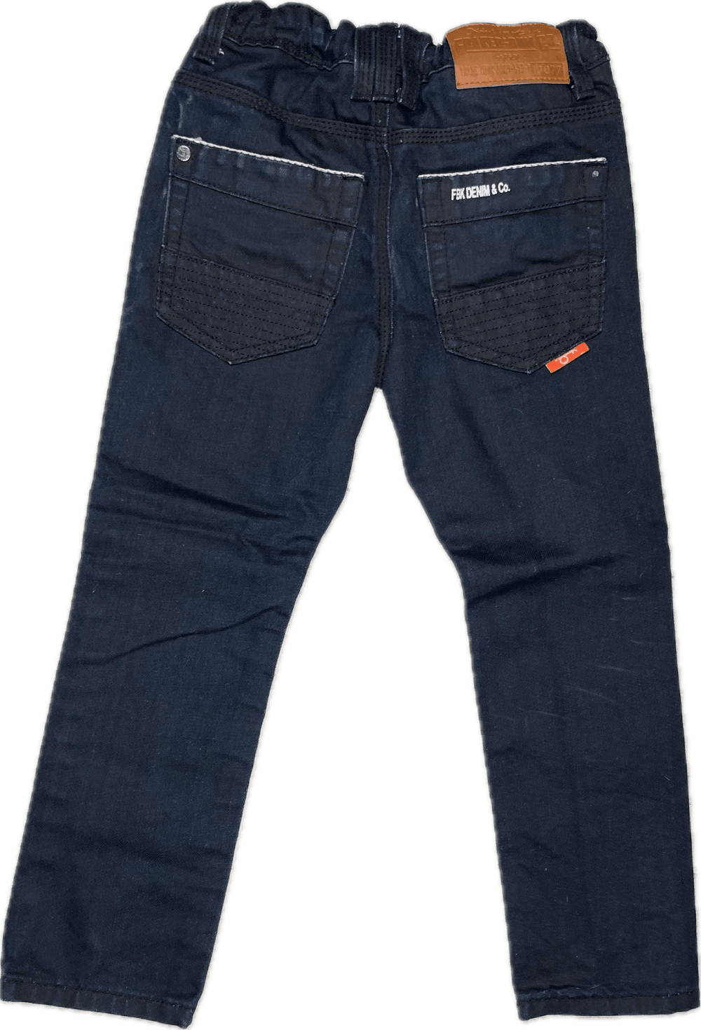 Fresh Baked Slim Straight Boys Logo Jeans - Size 5 - Jean Pool