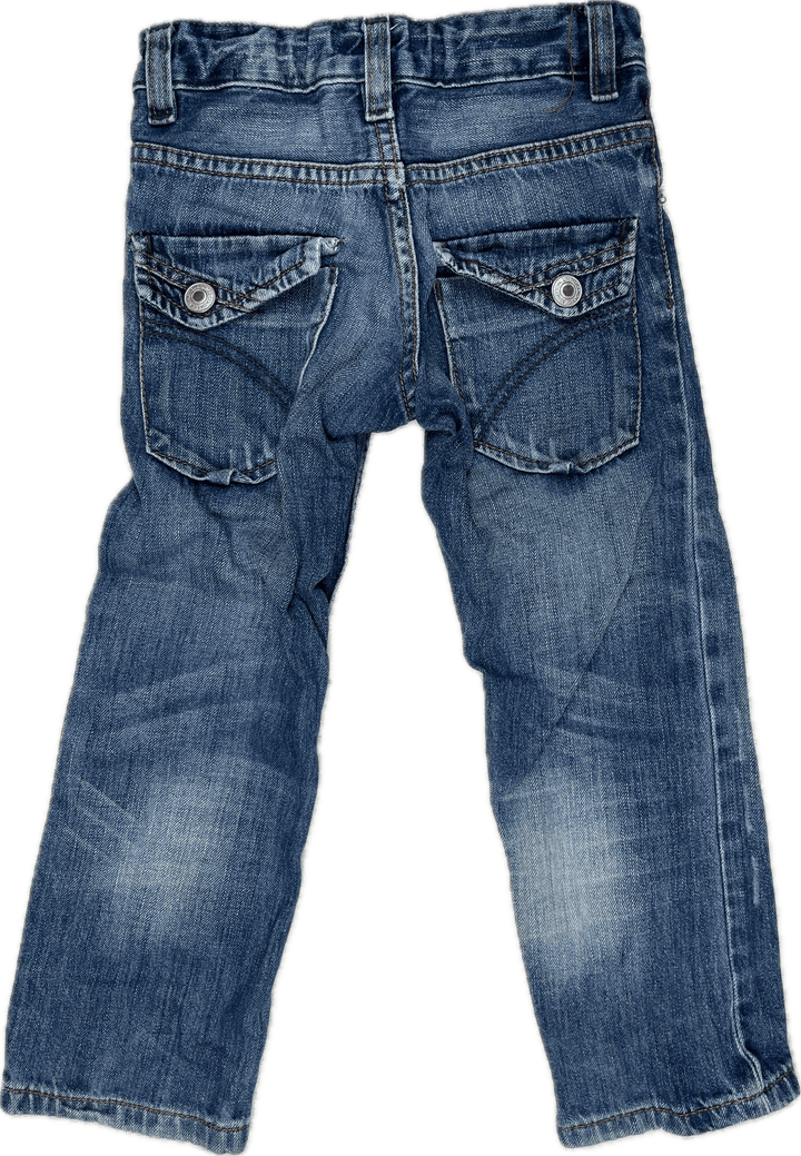 United Colors of Benetton Boys Straight Flap Pocket Jeans- Size 4Y - Jean Pool
