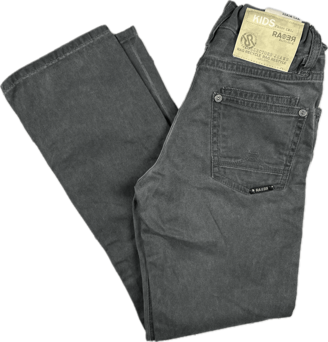 RA-RE Italian Boys Khaki Slim Classic Jeans - Size 8Y - Jean Pool