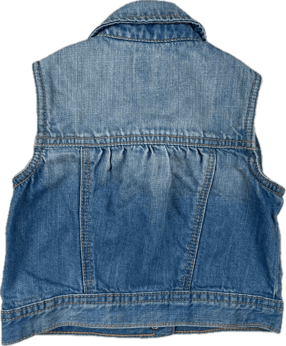 Baby Gap Classic Denim Sleeveless Jacket - Size 3Y - Jean Pool