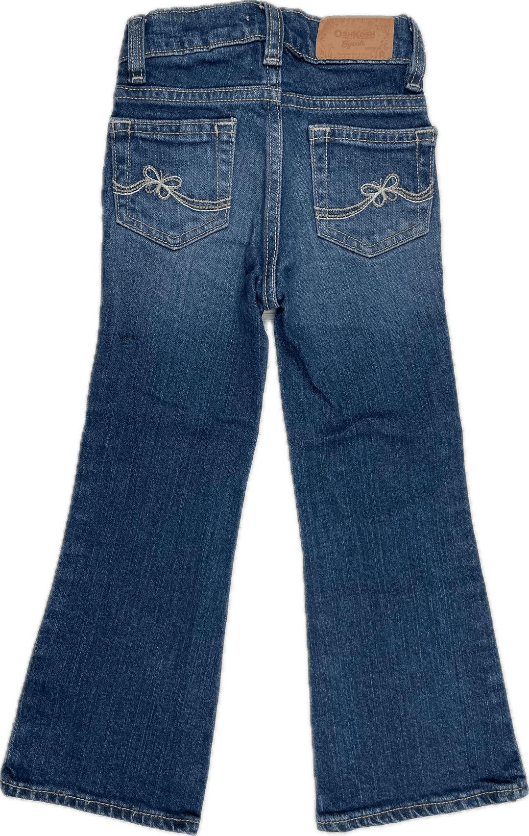 Girls Osh Kosh B'gosh Slim Bootflare Jeans - Size 4 - Jean Pool