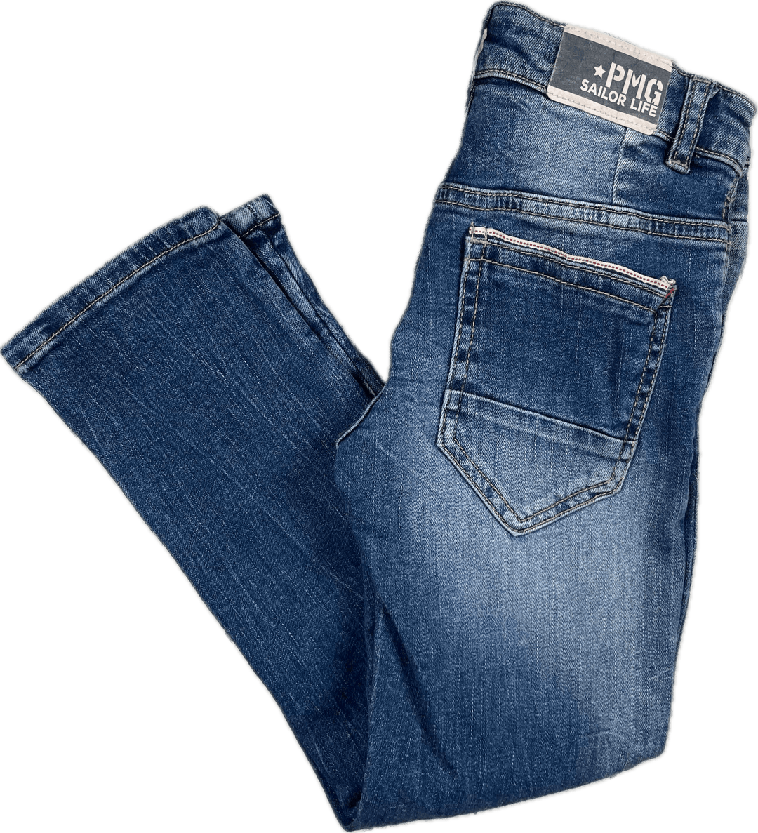 Primigi Italy Boys Slim Fit Stretch Jeans - Size 7 - Jean Pool