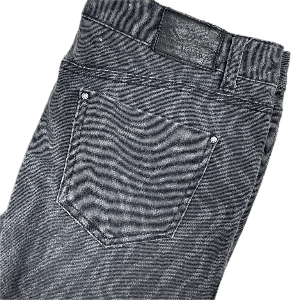 DKNY 'Jegging' Tiger Print Stretch Jeans- Size 12 - Jean Pool