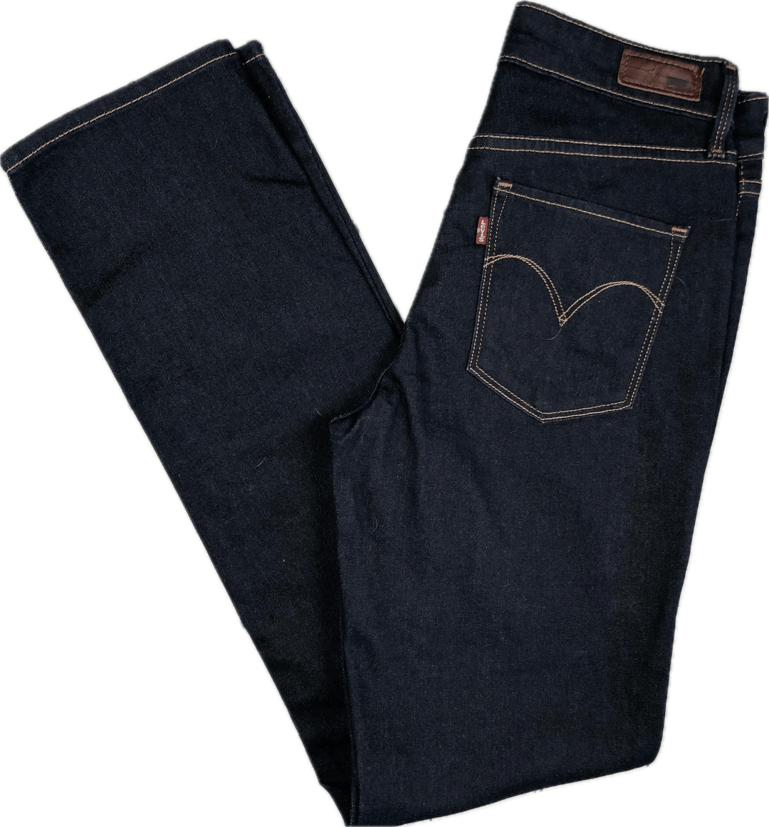 Levis Demi Curve Mid Rise Slim Stretch Denim Jeans- Size 27 - Jean Pool