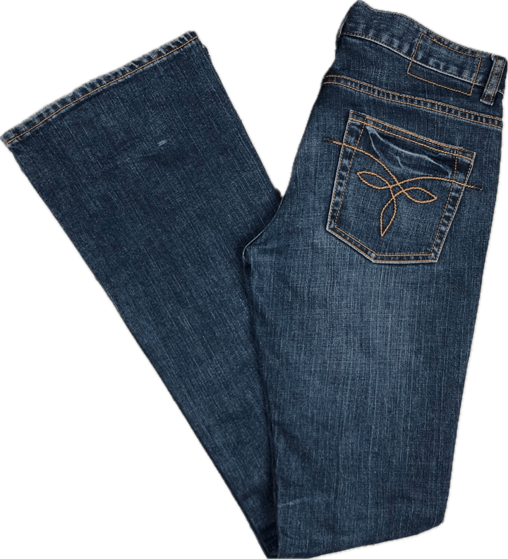 Ted Baker Ladies Boot Leg Denim Jeans- Size 8 - Jean Pool