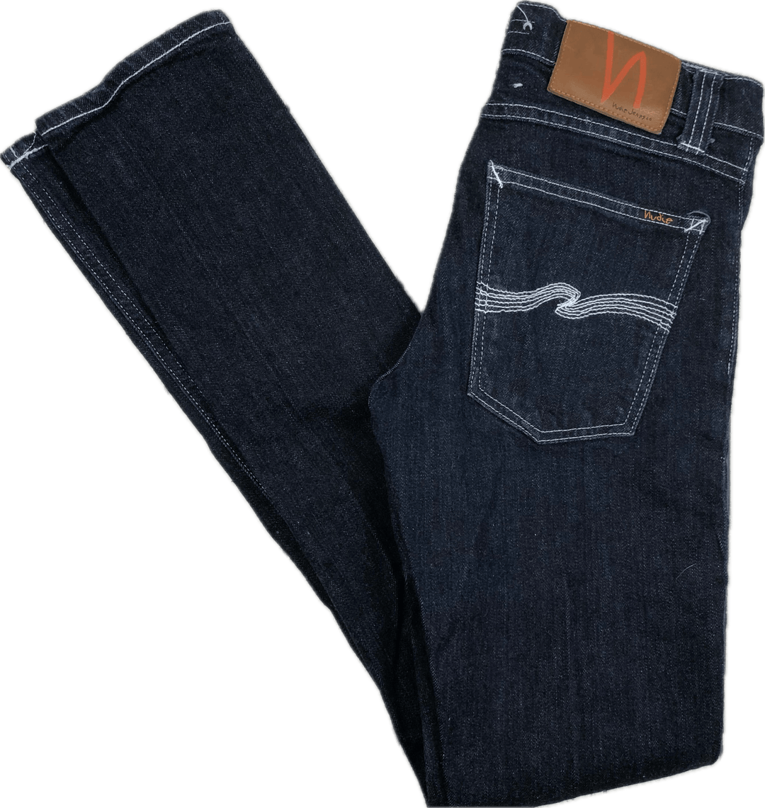 Nudie Jeans Co. 'Tight Long John' Organic Rinsed Jeans- Size 24 - Jean Pool