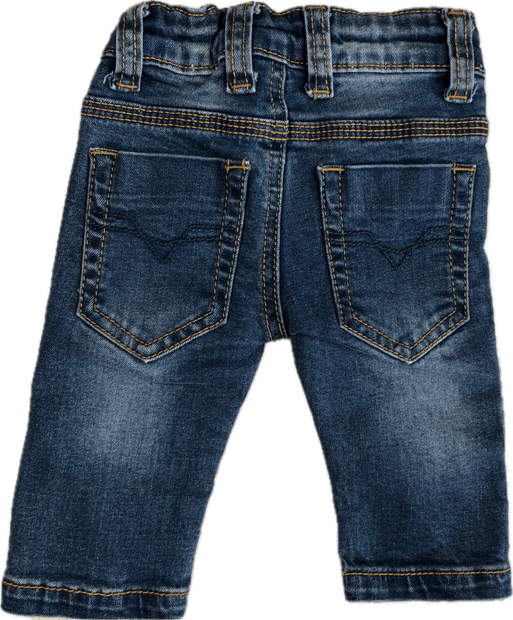 Pumpkin Patch Distressed Denim Baby Jeans - Size 0-3M - Jean Pool