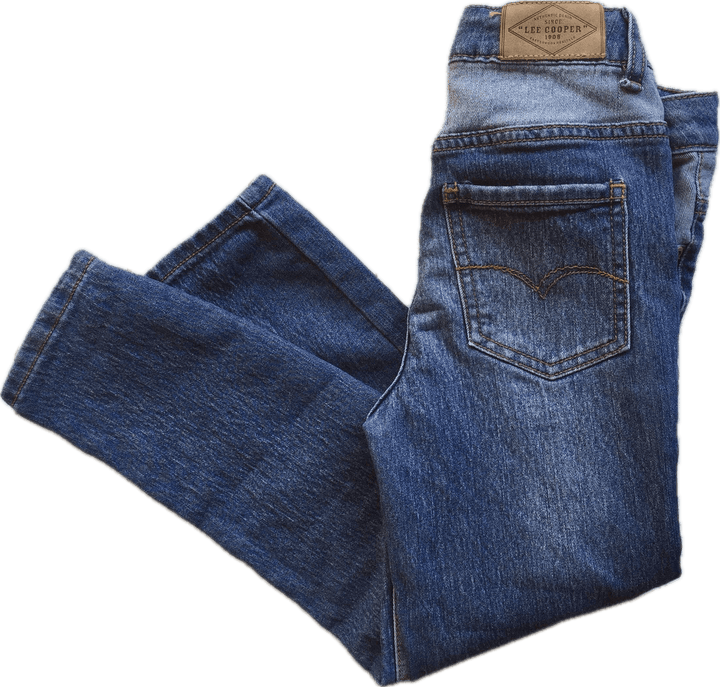 Lee Cooper Boys Patch Slim Fit Jeans - Size 5 - Jean Pool