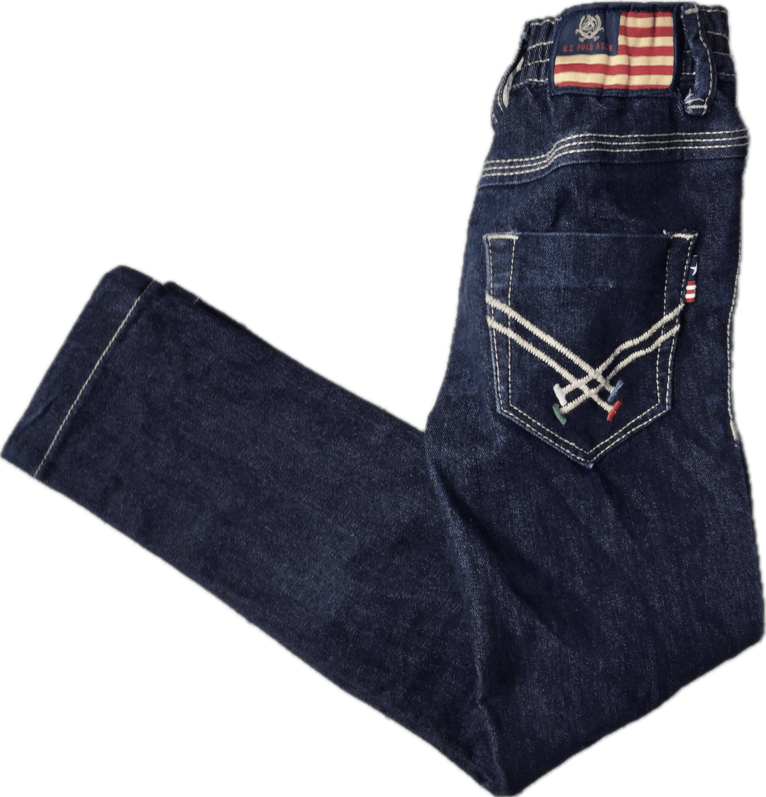 US Polo Assn. Boys Jeans - Size 6/7 - Jean Pool