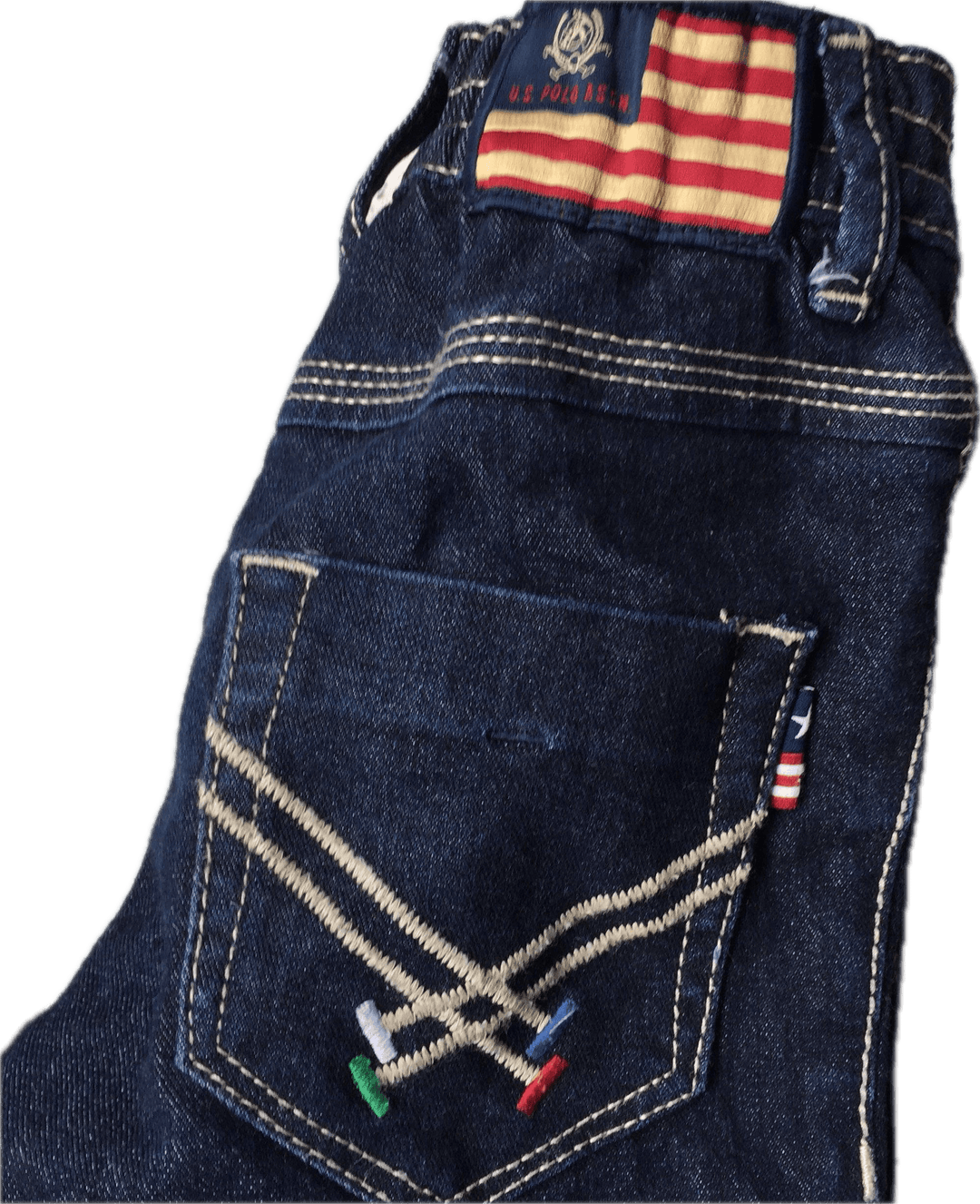 US Polo Assn. Boys Jeans - Size 6/7 - Jean Pool