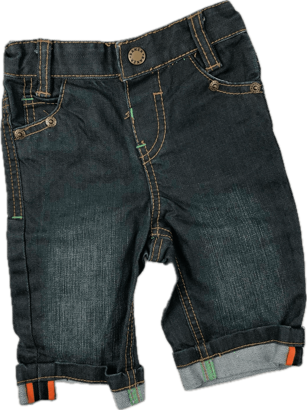 Ted Baker Boys Denim Turn up Jeans - Size 3/6M - Jean Pool