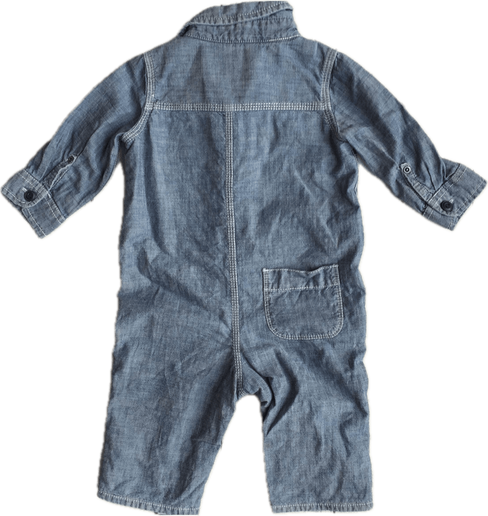 Baby Gap Denim Jumpsuit- Size 6/12M - Jean Pool