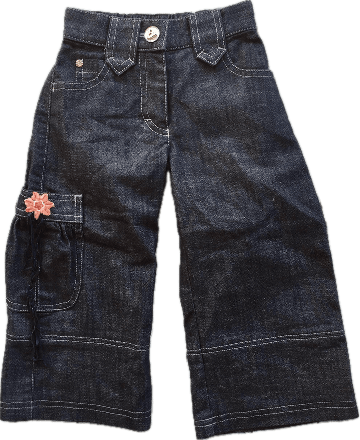 Toff Togs Wide Leg Denim Jeans - Size 18/24M - Jean Pool