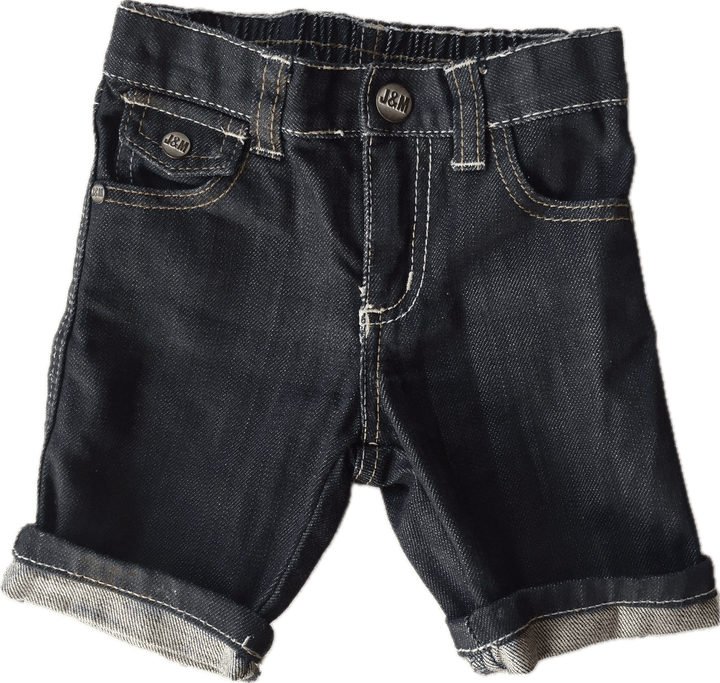 Jack & Milly Baby Boys Denim Shorts- Size 0 - Jean Pool