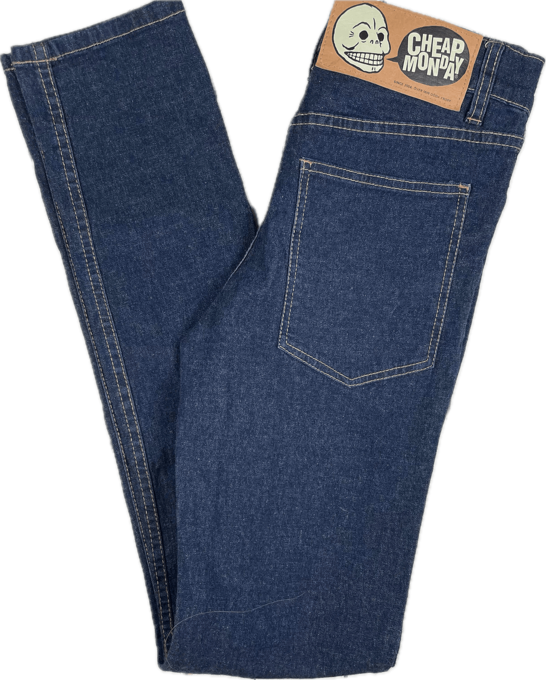 Cheap Monday 'Tight Very Stretch One Wash' Skinny Jeans - Size 29/34 - Jean Pool