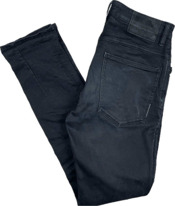 NEUW Mens 'Ray Tapered' Black Stretch Denim Jeans - Size 29 - Jean Pool
