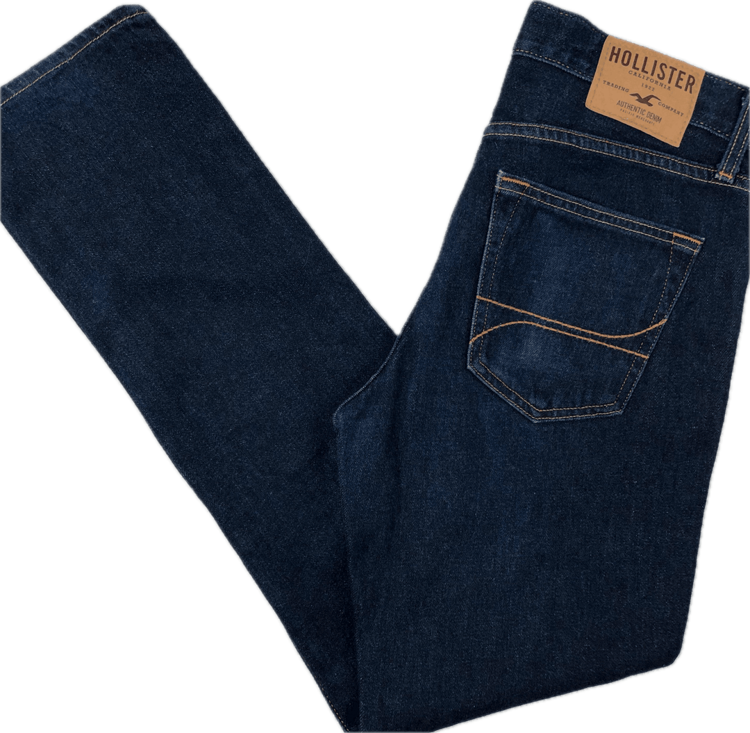 The Hollister Classic Taper Dark Wash Jeans Size 29 30 Jean Pool