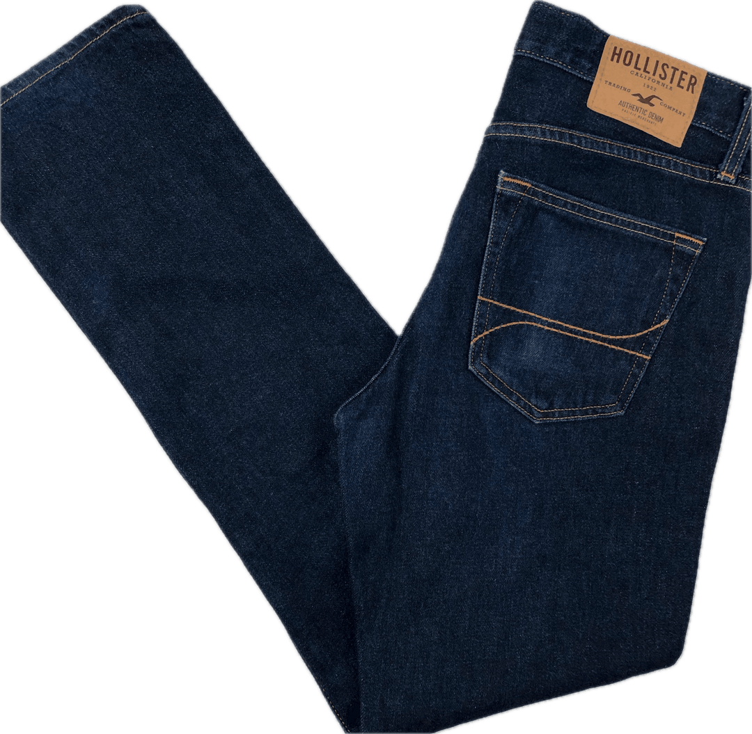 Hollister jeans length on sale