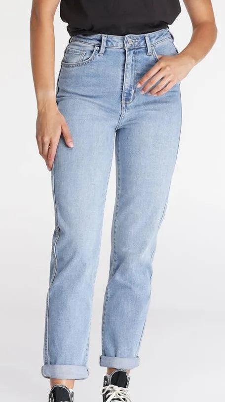 NWT - Lee 'Hi Moms High Tapered' Ladies Jeans- Size 14 - Jean Pool