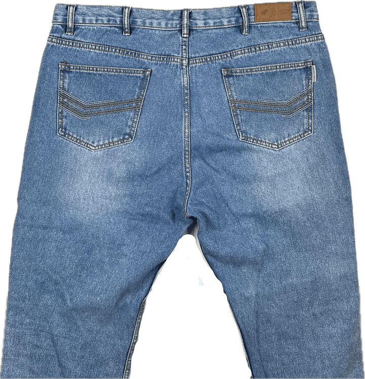 Ringers Mens 'Barrington' Mid Rise Slim'Stretch Jeans - Size 38