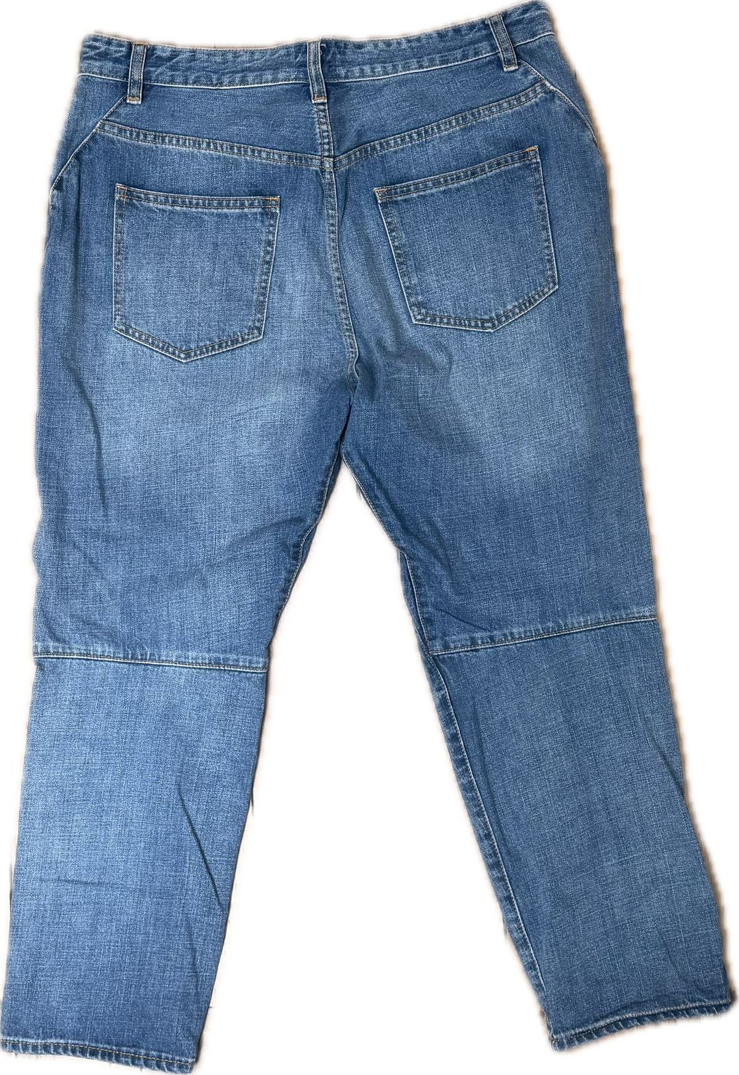 Morrison Panelled Leg Boyfriend Crop Jeans -Size 31