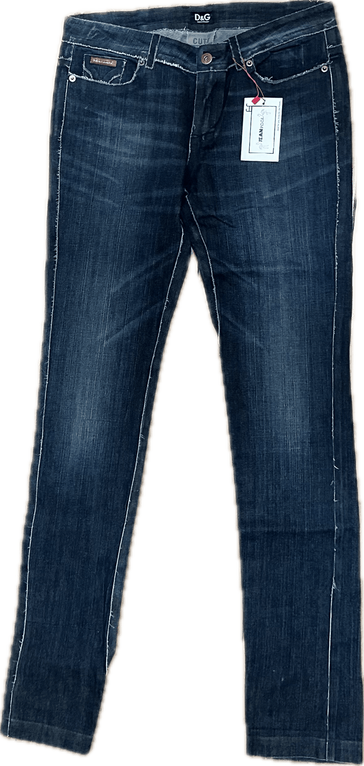 Dolce & Gabbana D&G Raw Seam 'Cute' Jeans - Size 28 - Jean Pool