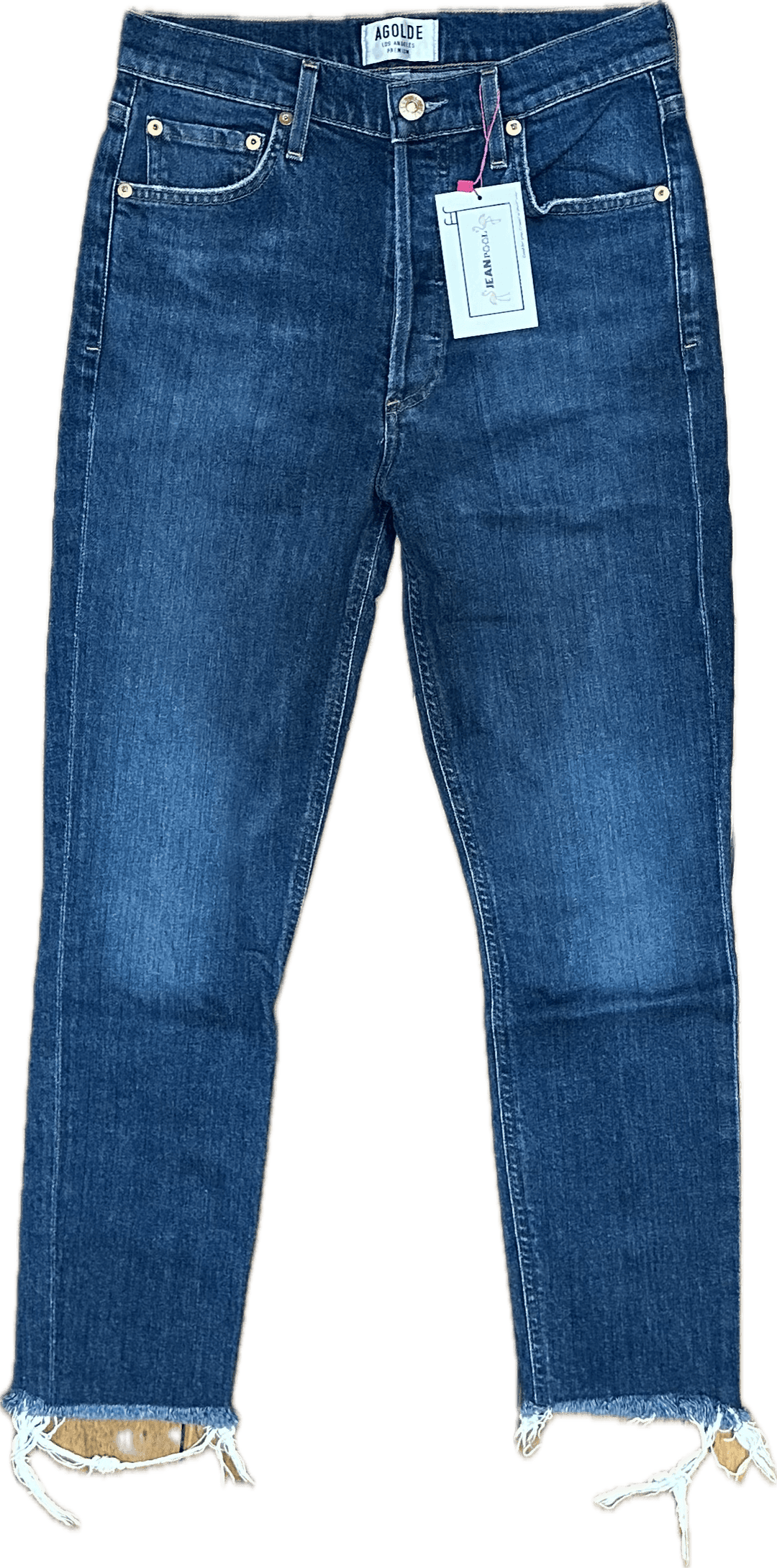 AGOLDE High Rise Button Fly Tapered Jeans- Size 27 - Jean Pool