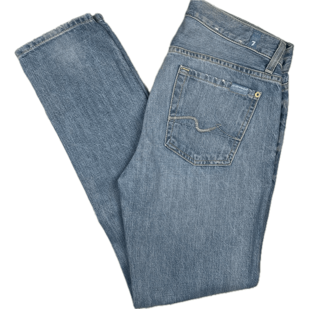 7 for all Mankind 'Josefina' Ladies Boyfriend Jeans Size- 24 or 6AU - Jean Pool