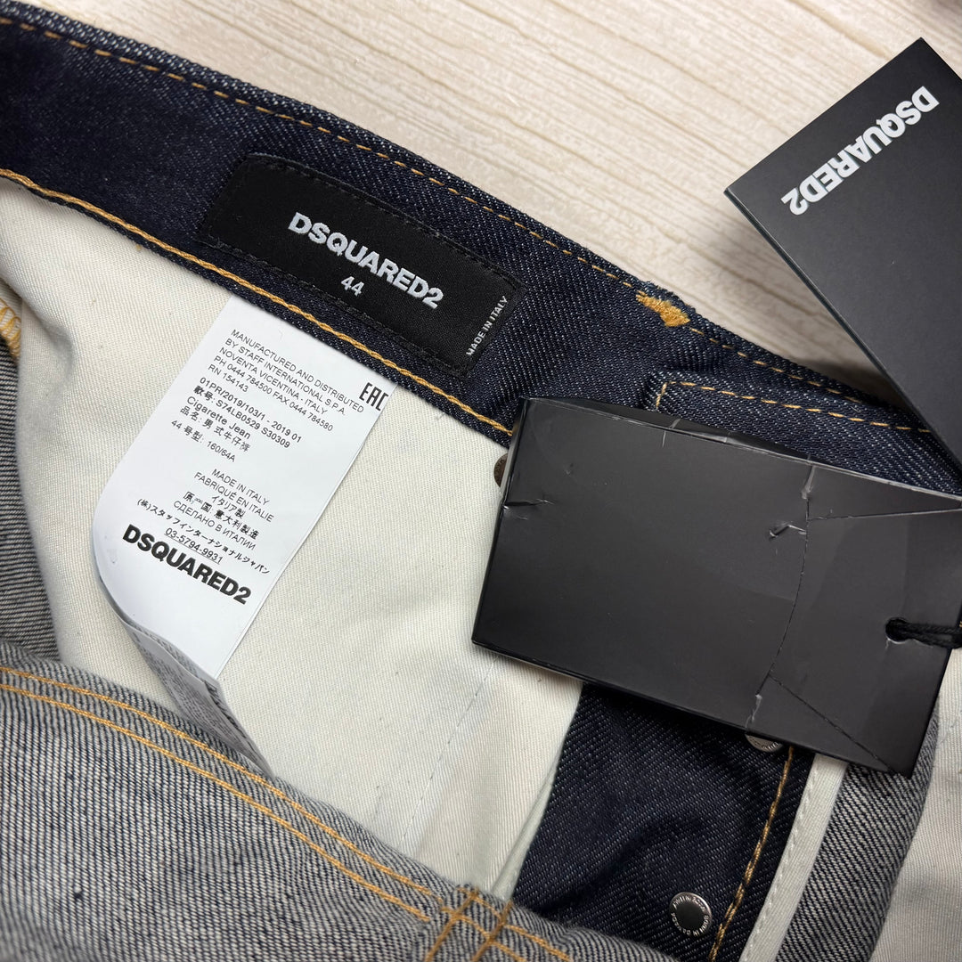 NWT - Dsquared2 'Cigarette Jean' Dark Indigo Jeans- Size 28"