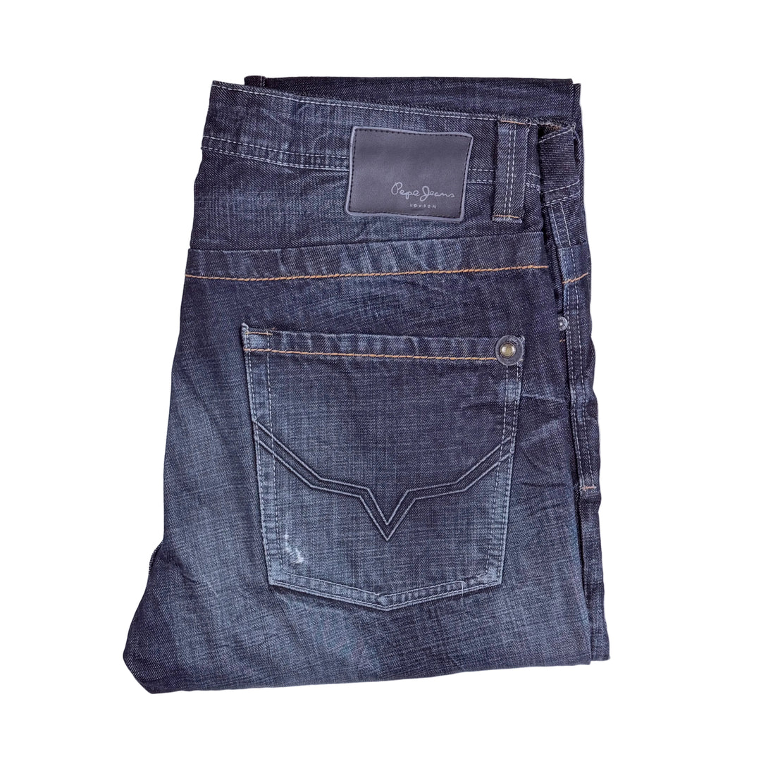 Pepe London Mens Regular Fit 'Cash' Jeans- Size 33R